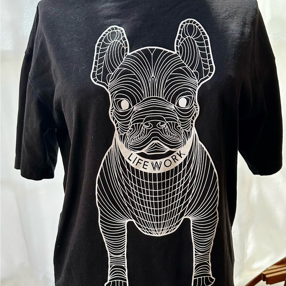 Life Work French bulldog Graphic T-Shirt
